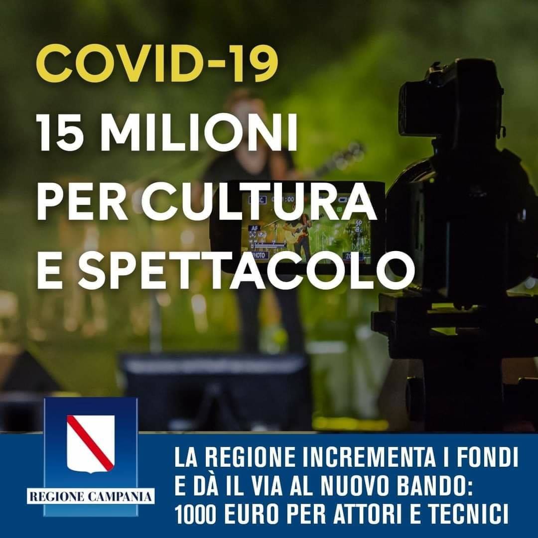 Sostegni alle categorie della cultura e dello spettacolo