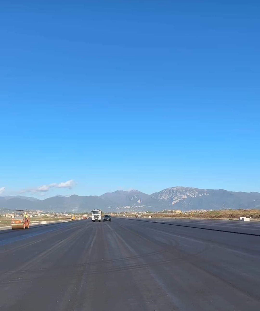 Lavori pista Aeroporto di Salerno